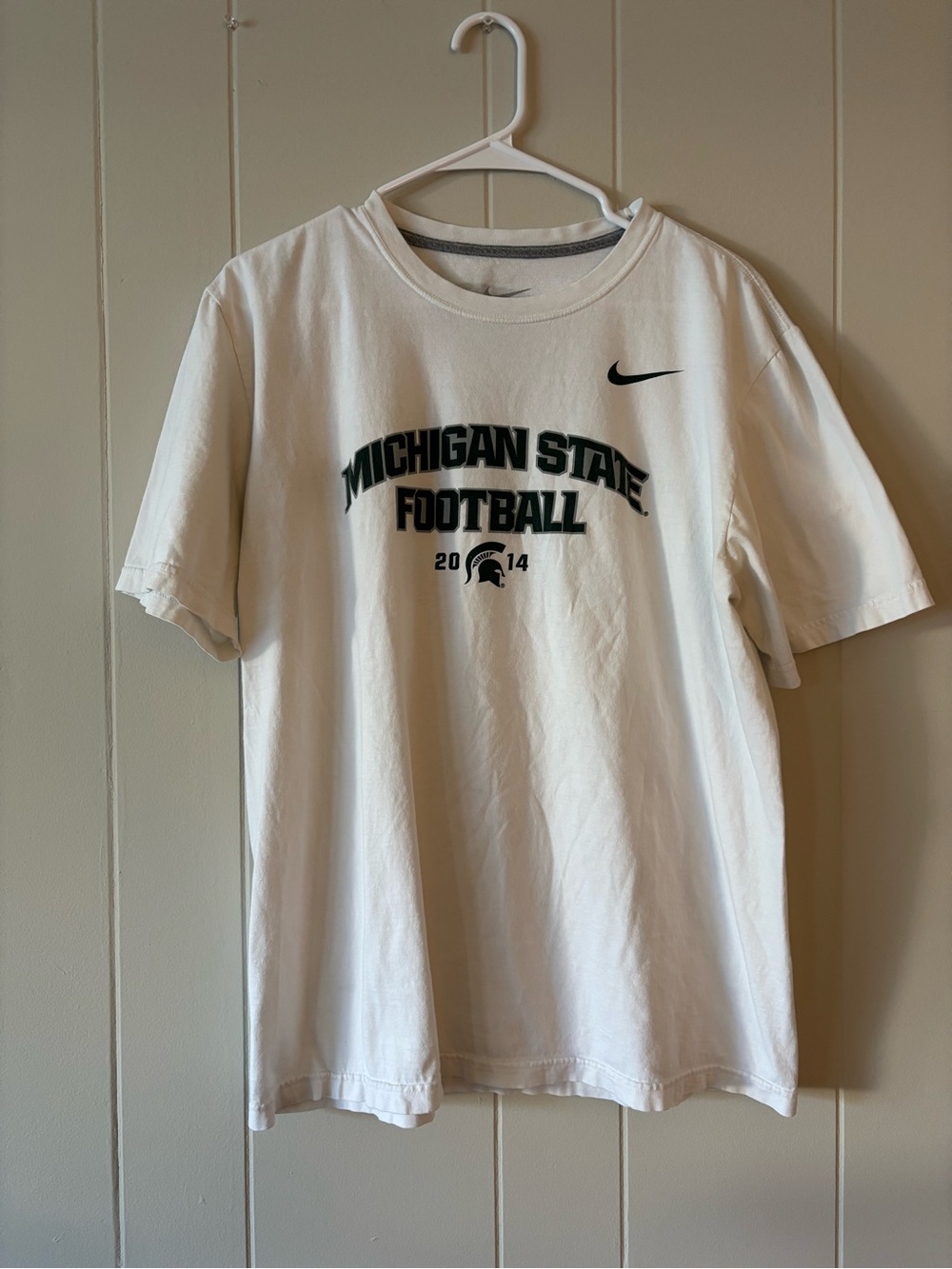 Men’s Nike XL Michigan State Spartans Football 2014 Tee Shirt